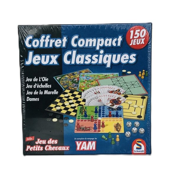 Schmidt 150 Classic Games in Compact Box French Version For Age 6+ New Sealed - Picture 4 of 15